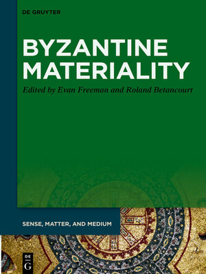 cover image of Byzantine Materiality